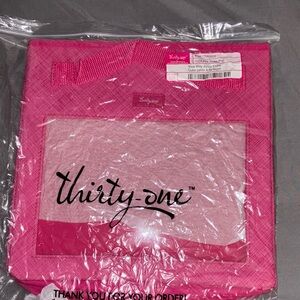 Thirty-One Your Way Junior Cube Pink Cross Pop
